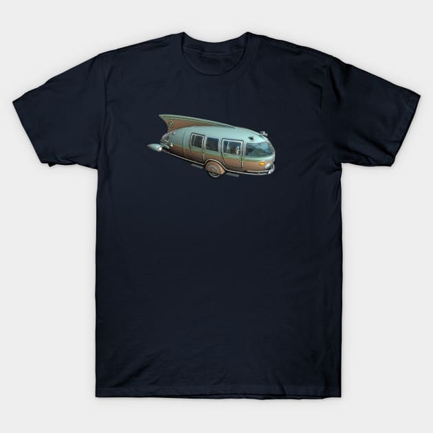 Dymaxion Camper T-Shirt by GeekGiftGallery